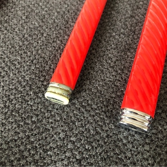 Vintage Mikasa Braid G4113 set of 5 flatware in red and silver made in J… - Picture 5 of 5